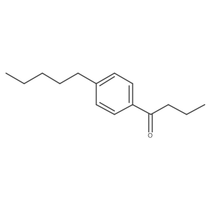4'-Pentylbutyrophenone结构式