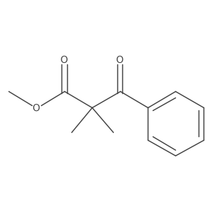 Methyl 2,2-dimethyl-3-oxo-3-phenylpropanoate结构式