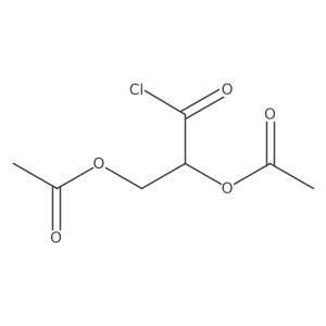 2,3-Diacetoxypropanoyl chloride结构式