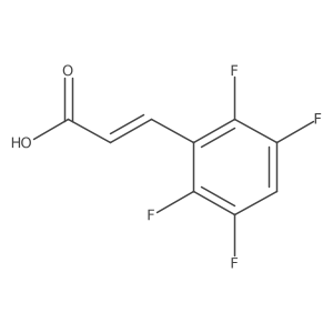 (2E)-3-(2,3,5,6-Tetrafluorophenyl)prop-2-enoic acid Structure