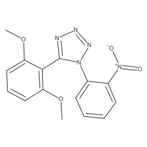 5-(2,6-Dimethoxyphenyl)-1-(2-nitrophenyl)-1H-tetrazole结构式