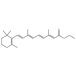 (2E,4E,6Z,8E)-Ethyl 3,7-dimethyl-9-(2,6,6-trimethylcyclohex-1-en-1-yl)nona-2,4,6,8-tetraenoate结构式