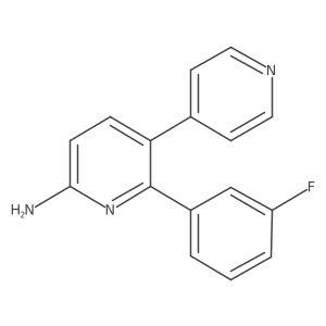 2-(3-Fluorophenyl)-[3,4'-bipyridin]-6-amine Structure