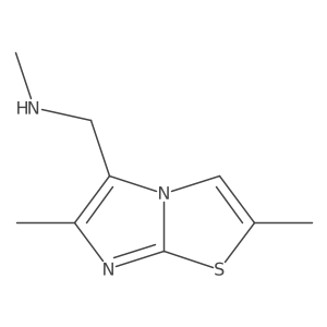 N-[(2,6-dimethylimidazo[2,1-b][1,3]thiazol-5-yl)methyl]-N-methylamine结构式