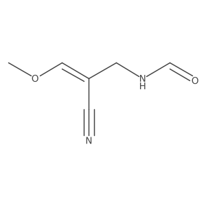 N-[2-cyano-2-(methoxymethylidene)ethyl]formamide结构式