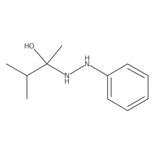 3-Methyl-2-(2-phenylhydrazinyl)-2-butanol结构式