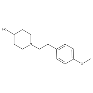 1-[2-(4-Methoxyphenyl)ethyl]piperidin-4-ol Structure