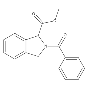 Methyl 2-benzoyl-2,3-dihydro-1H-isoindole-1-carboxylate Structure