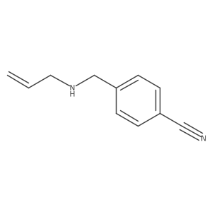 4-{[(Prop-2-en-1-yl)amino]methyl}benzonitrile Structure