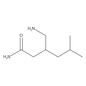 3-(Aminomethyl)-5-methylhexanamide结构式