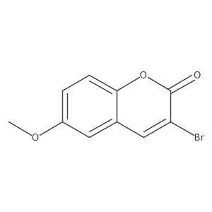 3-Bromo-6-methoxy-2H-chromen-2-one结构式