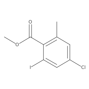 Methyl 4-chloro-2-iodo-6-methylbenzoate结构式