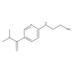 6-[(2-Aminoethyl)amino]-N,N-dimethylpyridine-3-carboxamide结构式