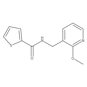 n-((2-Methoxypyridin-3-yl)methyl)thiophene-2-carboxamide Structure