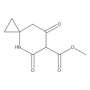 Methyl 5,7-dioxo-4-azaspiro[2.5]octane-6-carboxylate结构式