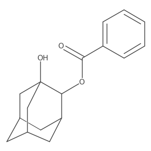 Tricyclo[3.3.1.13,7]decane-1,2-diol, 2-benzoate结构式