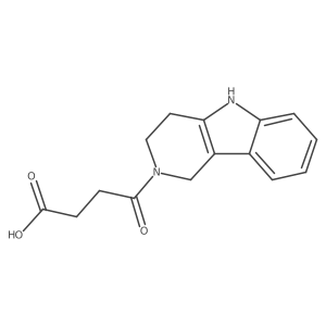 4-oxo-4-(1,3,4,5-tetrahydro-2H-pyrido[4,3-b]indol-2-yl)butanoic acid Structure