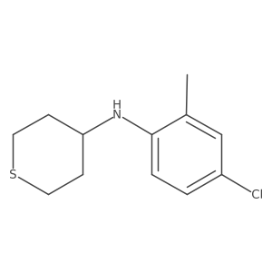 N-(4-chloro-2-methylphenyl)thian-4-amine Structure