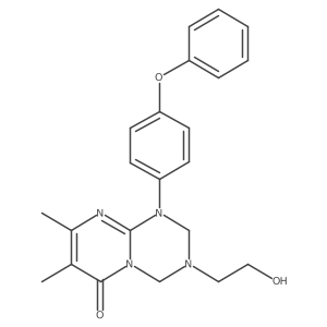 1-(4-ethoxyphenyl)-7,8-dimethyl-3-(3-morpholin-4-ylpropyl)-1,2,3,4-tetrahydro-6H-pyrimido[1,2-a][1,3,5]triazin-6-one Structure
