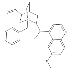 (8I+/-,9R)-9-Hydroxy-6a(2)-methoxy-1-(phenylmethyl)cinchonanium结构式