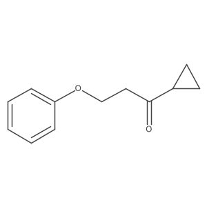 1-Cyclopropyl-3-phenoxypropan-1-one Structure