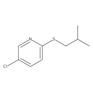 5-Chloro-2-[(2-methylpropyl)sulfanyl]pyridine Structure