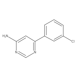 6-(3-Chlorophenyl)pyrimidin-4-amine Structure