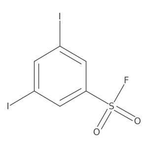 3,5-Diiodobenzene-1-sulfonyl fluoride结构式