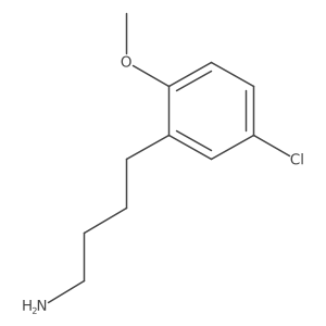 4-(5-Chloro-2-methoxyphenyl)butan-1-amine结构式