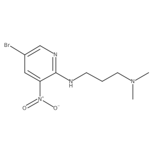 N3-(5-Bromo-3-nitro-2-pyridinyl)-N1,N1-dimethyl-1,3-propanediamine结构式