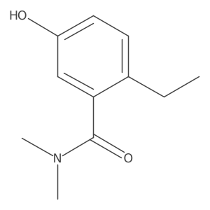 2-Ethyl-5-hydroxy-N,N-dimethylbenzamide结构式