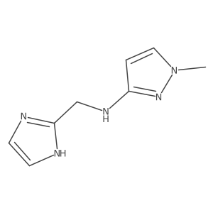 N-(1H-imidazol-2-ylmethyl)-1-methyl-1H-pyrazol-3-amine Structure
