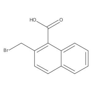 2-(Bromomethyl)naphthalene-1-carboxylic acid Structure