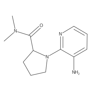 1-(3-aminopyridin-2-yl)-N,N-dimethylpyrrolidine-2-carboxamide Structure