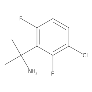 2-(3-Chloro-2,6-difluorophenyl)propan-2-amine结构式