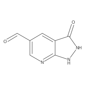 3-Oxo-2,3-dihydro-1H-pyrazolo[3,4-b]pyridine-5-carbaldehyde结构式