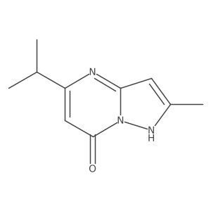 2-methyl-5-(propan-2-yl)-4H,7H-pyrazolo[1,5-a]pyrimidin-7-one Structure