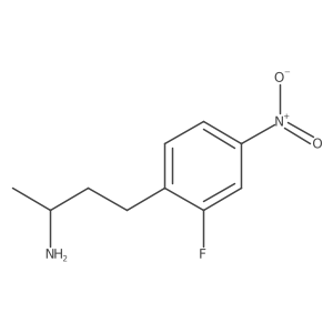 (2S)-4-(2-fluoro-4-nitrophenyl)butan-2-amine Structure