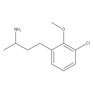 (2R)-4-(3-chloro-2-methoxyphenyl)butan-2-amine Structure