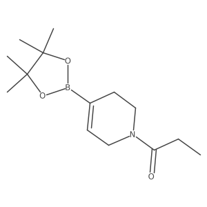 1-[4-(4,4,5,5-tetramethyl-1,3,2-dioxaborolan-2-yl)-3,6-dihydro-2H-pyridin-1-yl]propan-1-one Structure
