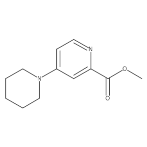 Methyl 4-Piperidin-1-ylpyridine-2-carboxylate Structure