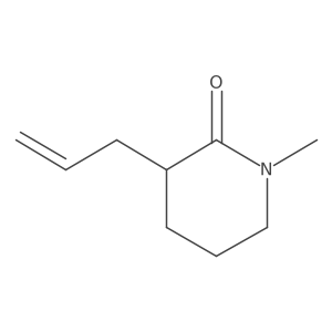 1-Methyl-3-prop-2-enylpiperidin-2-one Structure