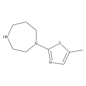1-(5-Methyl-1,3-thiazol-2-yl)-1,4-diazepane Structure