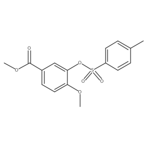 Methyl 4-methoxy-3-[(4-methylbenzenesulfonyl)oxy]benzoate Structure