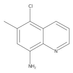5-Chloro-6-methyl-8-quinolinamine结构式