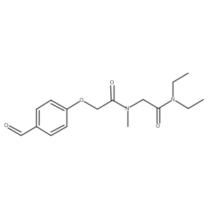 N,N-Diethyl-2-[[2-(4-formylphenoxy)acetyl]-methylamino]acetamide Structure