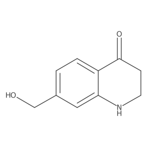 7-(Hydroxymethyl)-1,2,3,4-tetrahydroquinolin-4-one结构式