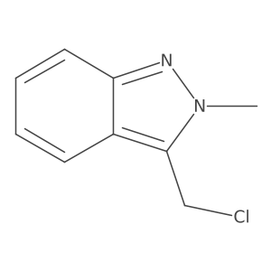 3-(chloromethyl)-2-methyl-2H-indazole Structure