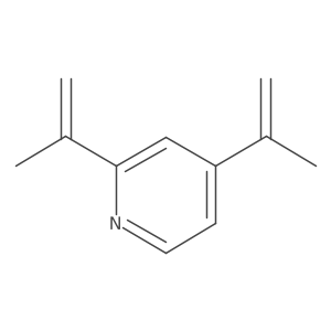 2,4-Bis(1-methylethenyl)pyridine Structure