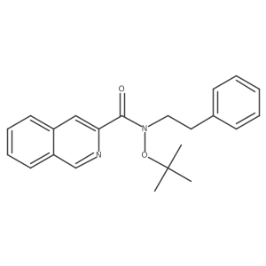 Isoquinoline-3-carboxylic acid tert-butoxyphenethylamide Structure